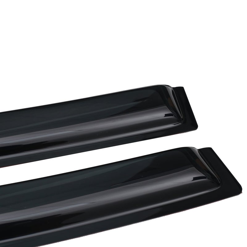 Lightronic WV94109 Extra Durable Outside-Mount Car Window Visors Rain Guards, Fit 2009-2018 Dodge Ram 1500 Crew Cab, 2010-2025 Ram 2500 & 3500 Crew Cab/Mega Cab, 2019-2024 Ram 1500 Classic Crew Cab, Smoke, 4-Pcs - Image 5